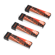BETAFPV LAVA 1S 450mAh 75C LiHV Akumuliatoriai (4 vnt.)