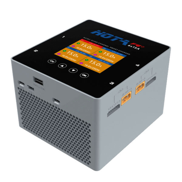 Įkroviklis HOTA F6+ 4x 250W AC/DC