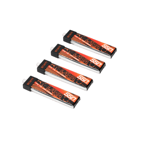 BETAFPV LAVA 1S 550mAh 75C LiHV Akumuliatoriai